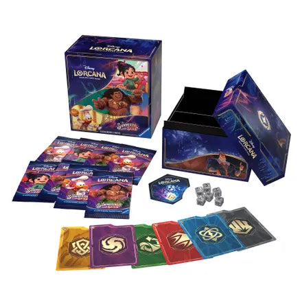 Disney Lorcana Shimmering Skies Illumineer's Trove 4 Box Case