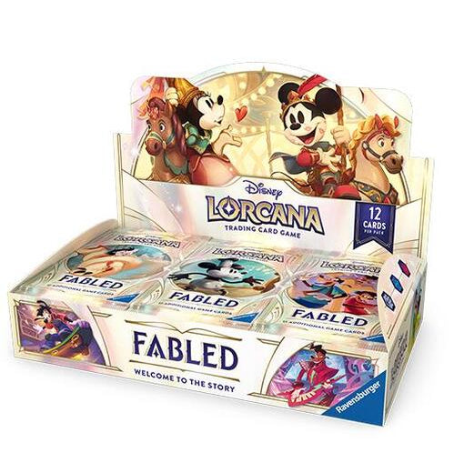 Disney Lorcana Fabeled Booster Box 4-box case