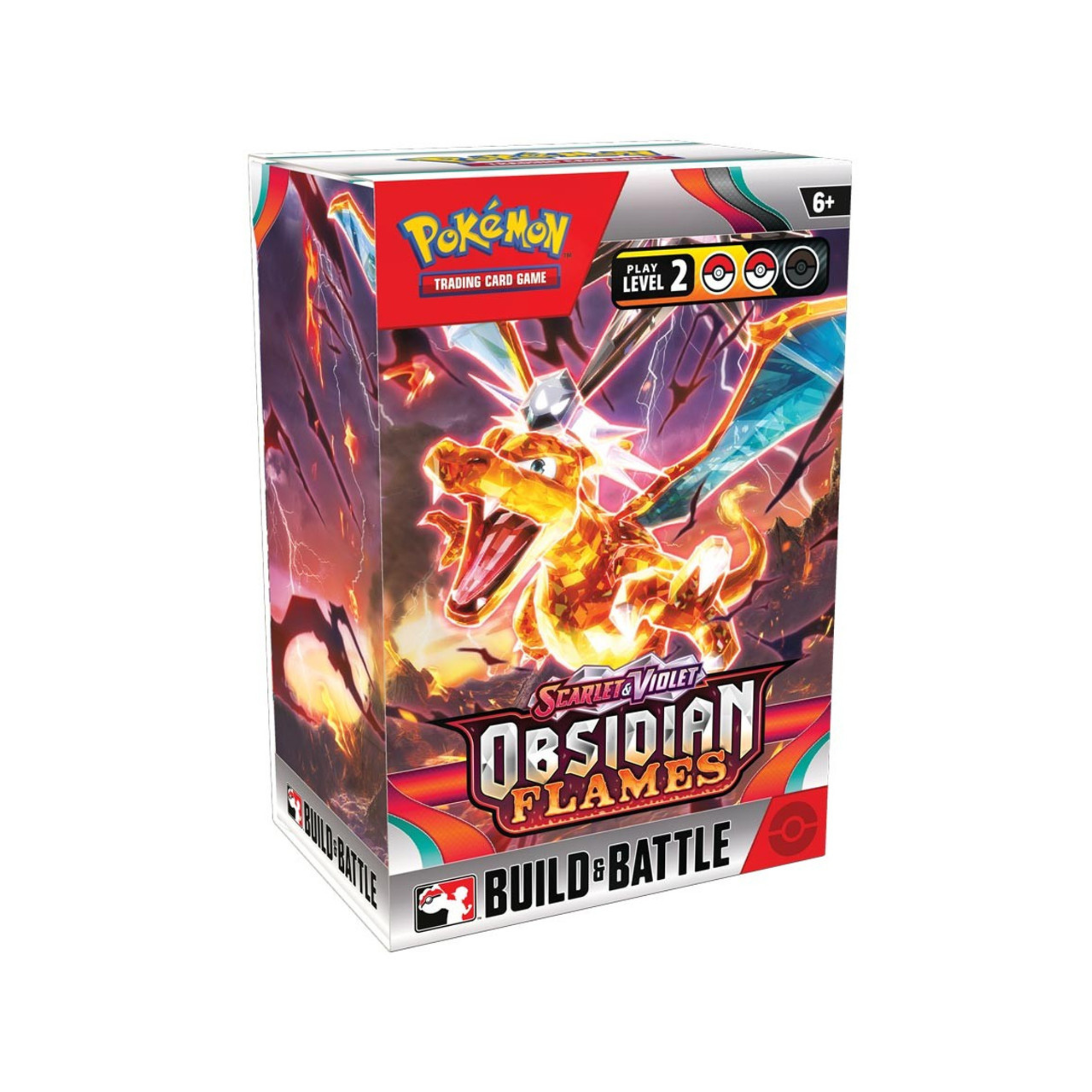 Pokemon Scarlet & Violet Obsidian Flames Build & Battle Deck Box