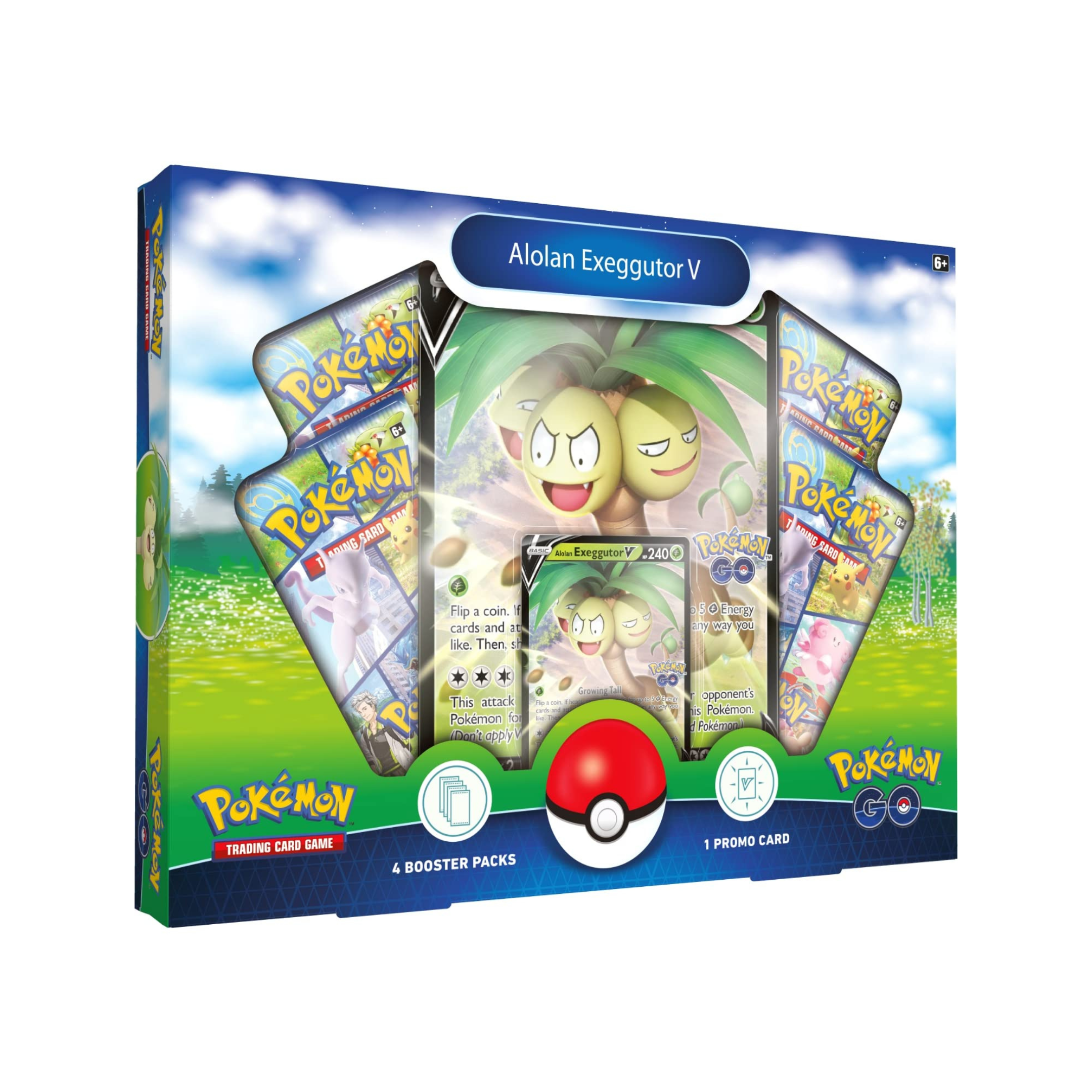 Pokemon GO Alolan Exeggutor V Collection Box